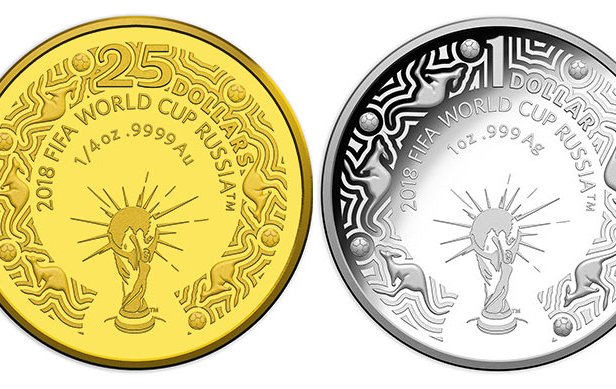 Австралия отчеканила монеты в честь ЧМ-2018 по футболу. Ювелирные Известия - J-izvestia.ru